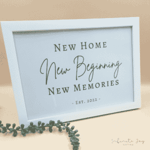 New Home Framed Art