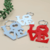 Acrylic Love Keyring