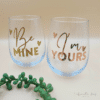 Stemless Wine Glass Set