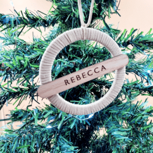 Tree Decoration (Leather/Twine)