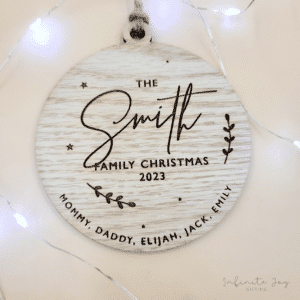 Wooden Tree Decoration (Family)
