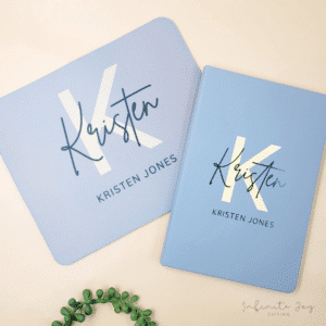 Personalised Mousepad & Notebook combo