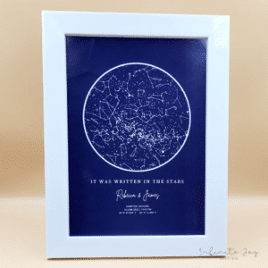 Personalised Star Map (It Was Written in the Stars)
