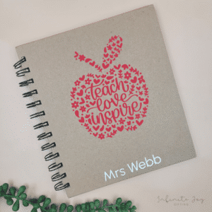 Personalised Kraft Spiral Notebook