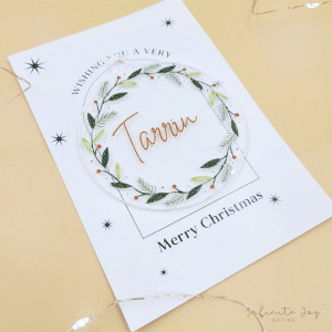 Personalised Acrylic Tree Decoration