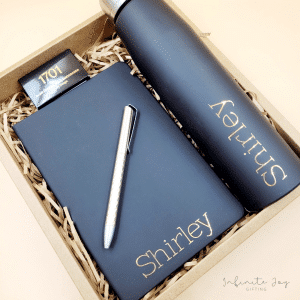 Notebook & Bottle Personalised Gift Set